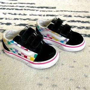 Vans Toddler Old Skool V Colored Check Size 4